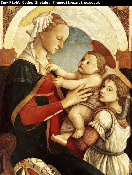 Sandro Botticelli Madonna and Child with an Angel